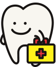 Emergency Dental Care tooth icon