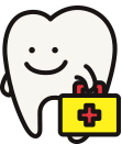 Emergency Dental Care tooth icon