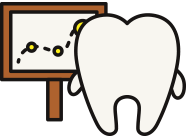 tooth looking at map