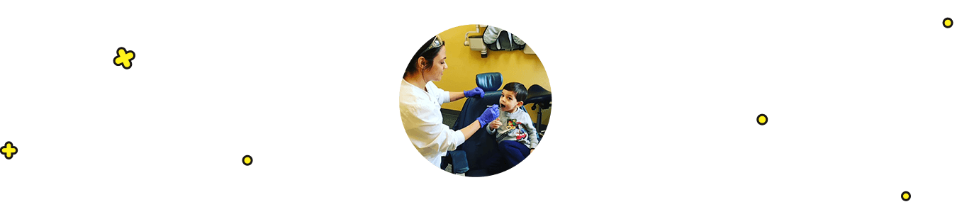 patient in dental chair